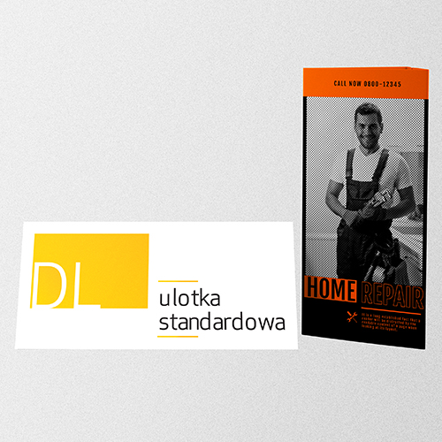 Ulotki standardowe DL 99x210 mm