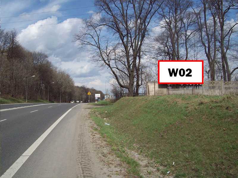 W02 — Wałbrzych · ul. Wrocławska, wyjazd z Wałbrzycha